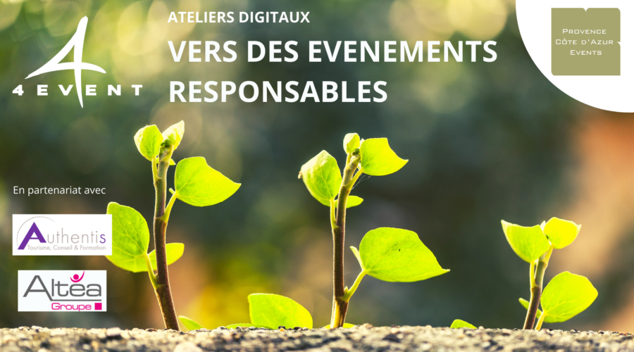 Ateliers digitaux 4EVENT – Vers des événements responsables